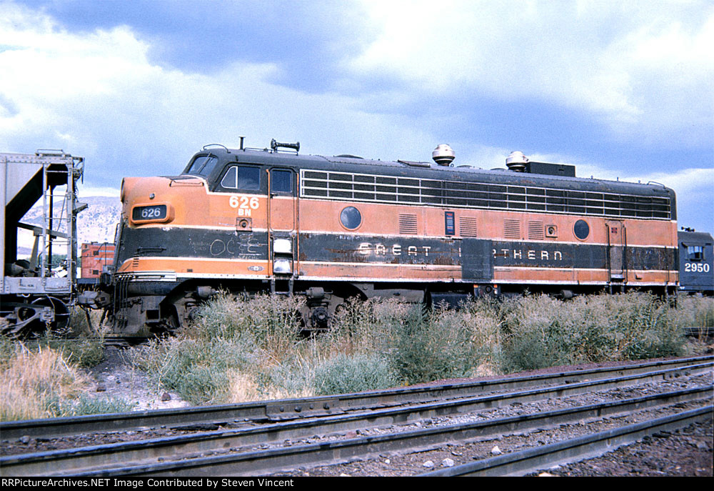 Ex GN F7A BN #626 on Weyerhaeuser's OC&E